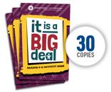 Image: 30 Pack: It is a Big Deal Activity Book (Grades 9-12)