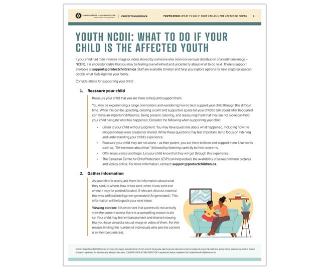 Youth NCDII: What to do if your child is the affected youth